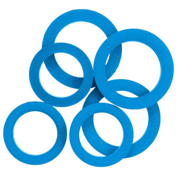 GEKA Dichtring-Set plus Steck. Trinkw. 5x O-Ring 9xDichtring G 1/2, 3/4, 1, blau