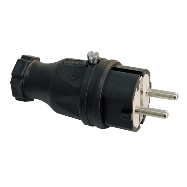Jäger Direkt Schuko-Gummistecker 230 V