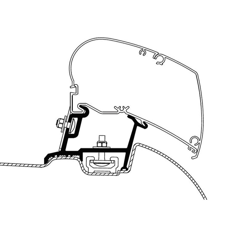 Thule Adapter MB Sprinter ab 2007, VW Crafter 07-2016, für Serie 6