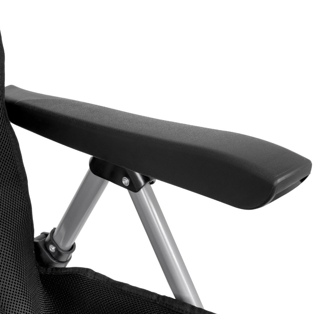 Brunner Faltstuhl Raptor Highback, grau-schwarz