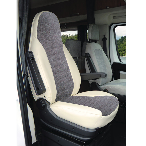 Carbest Schonbezug beige/grau