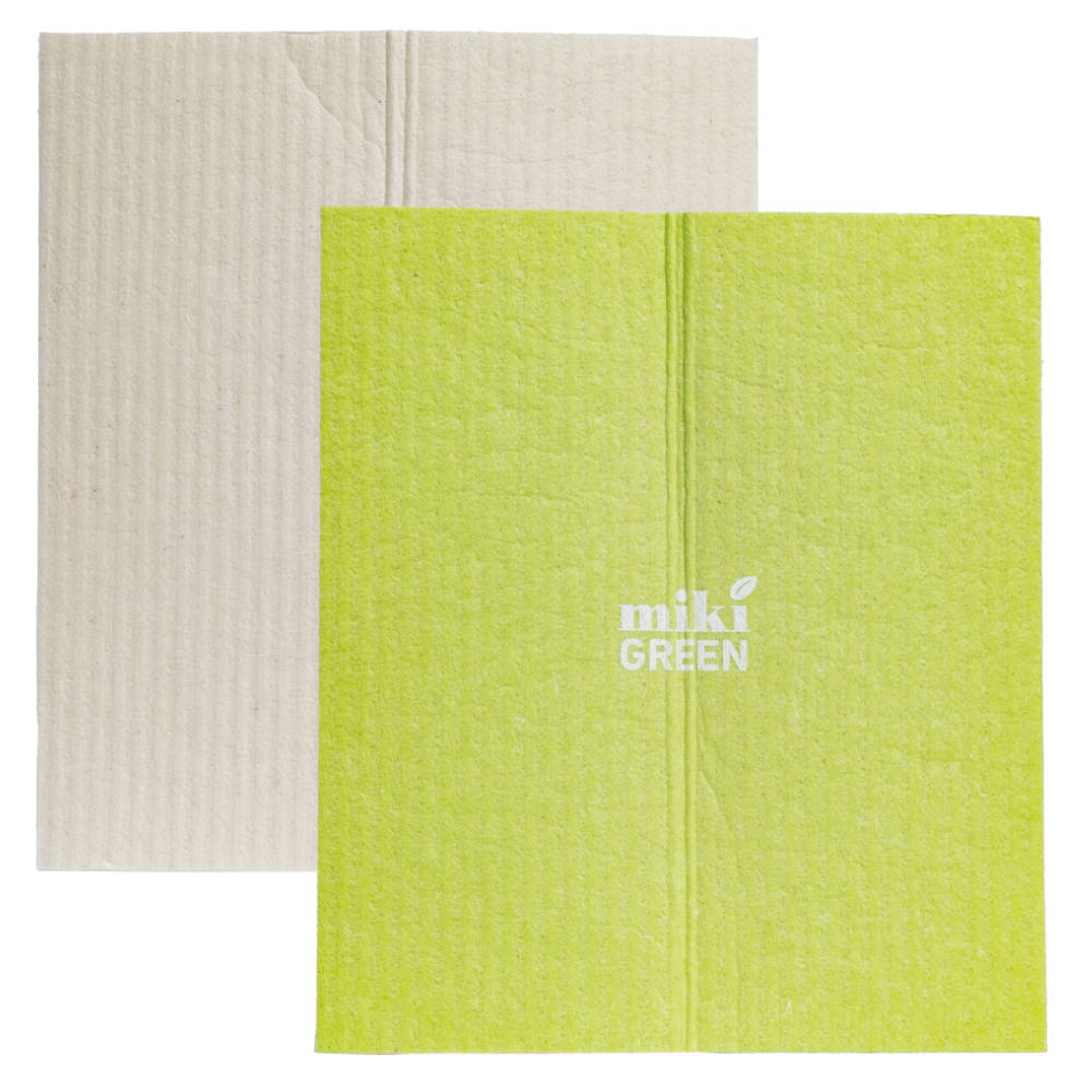 mikiGREEN Schwammtücher, 2 Stück