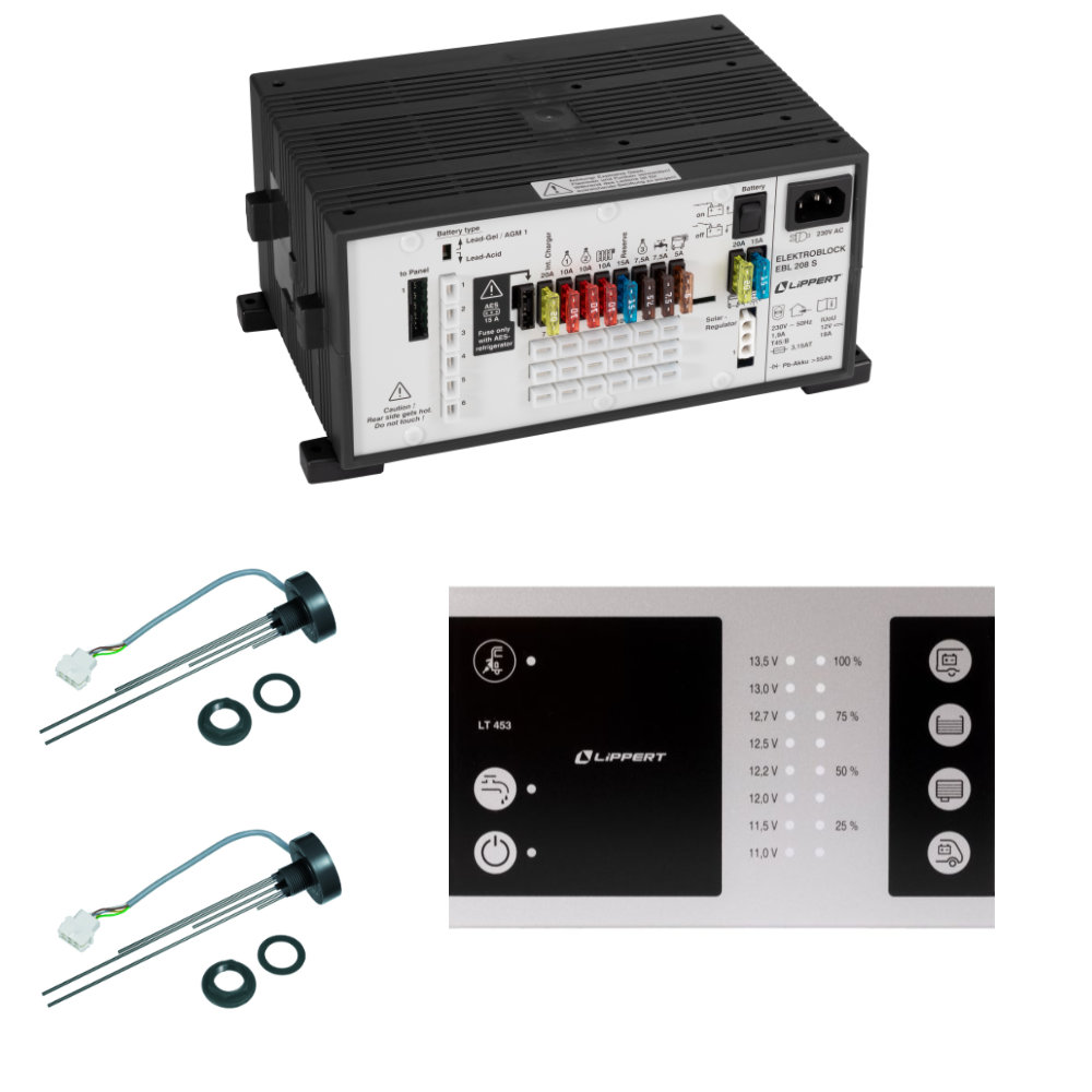 Schaudt Elektroblock EBL 208 mit Bedienpanel LT 453
