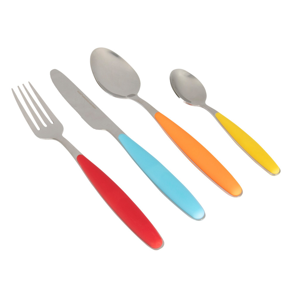 Gimex Besteckset GreyLine 16-teilig, bunt