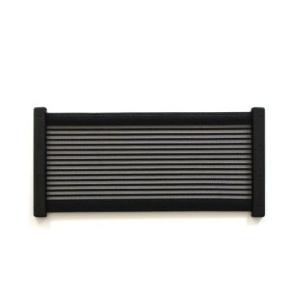 Kiiper Aufbewahrungsnetz liniert schwarz, XL - 51 x 26 cm