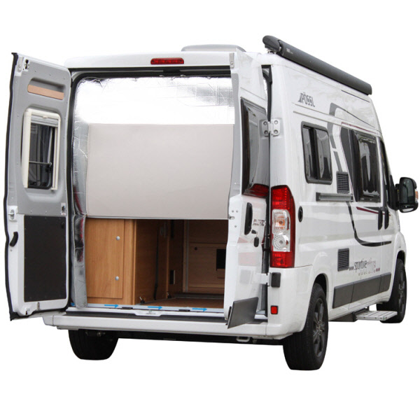 Hindermann Thermovorhang beige Hecktür Fiat Ducato ab 07/2006