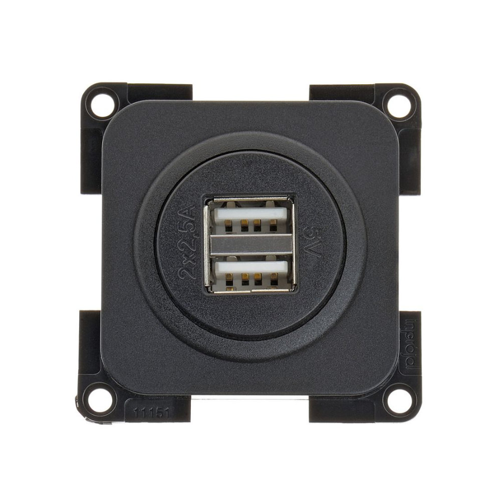 System 20.000 USB-Ladesteckdose, 2-fach