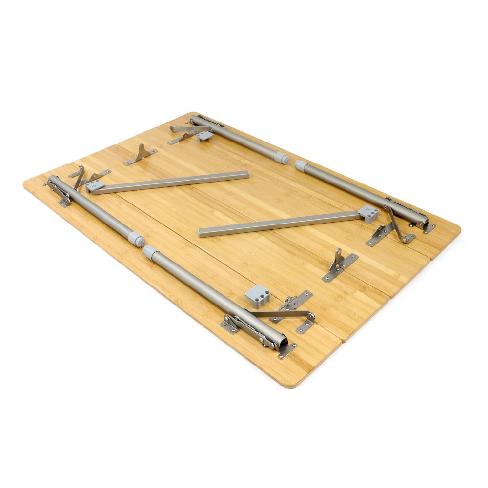 BasicNature Falttisch Bambus 100 x 65 cm