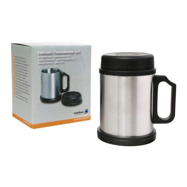 Heusser Isoliertrinkbecher Edelstahl, 350 ml