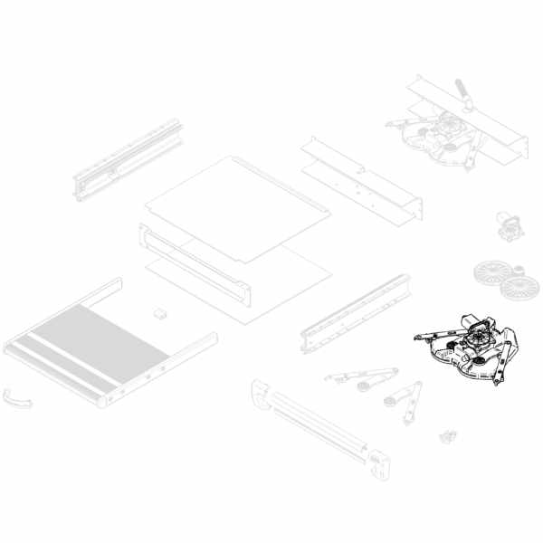 Thule Motor inkl. Scheren-Mechanismus f. Slide-Out Step G2 ab 2022 (1500603643)