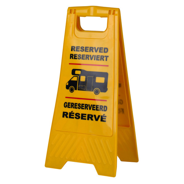 Carbest  Warnschild 'Reserviert' zum Aufstellen