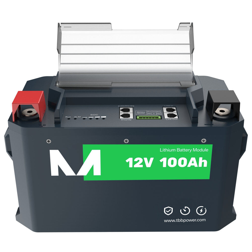 TBB Power Lithium Batterie LiFePO4 M12-100/P mit Heizung - 105 Ah