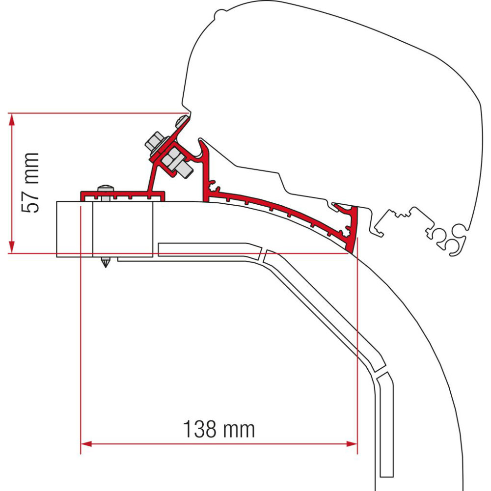Fiamma Kit F80/65 Arca, Mobilvetta K-Yacht