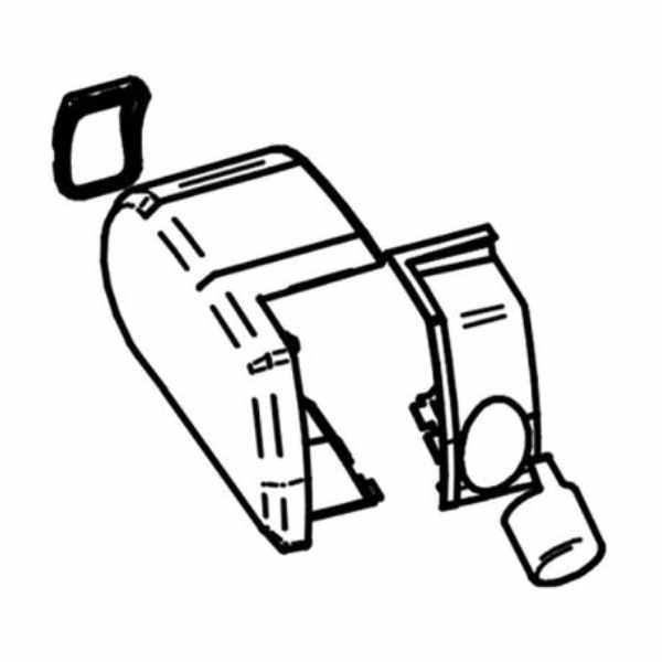 Thule Endkappen-Satz (Motor) ab 10/2021 creme, Omnistor 9200 (Nr. 1500602494)