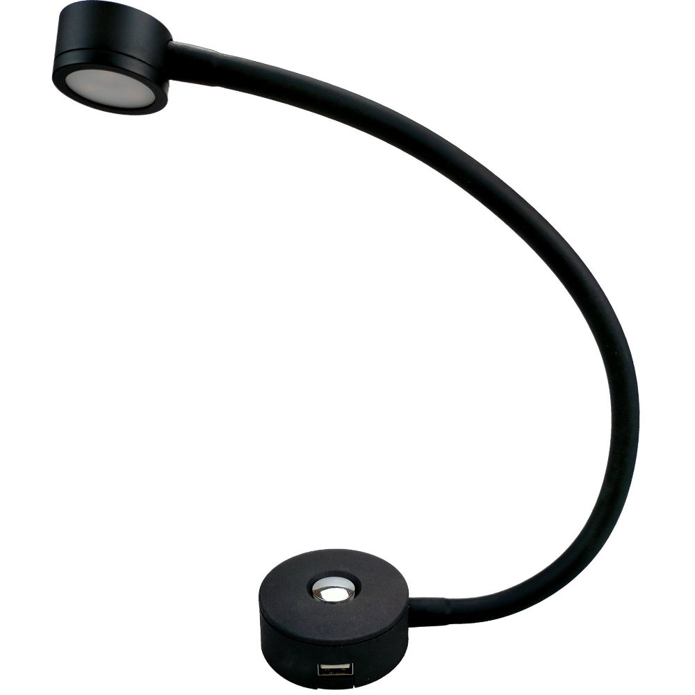 Dimatec Leseleuchte Flexi dimmbar mit USB-A Anschluss