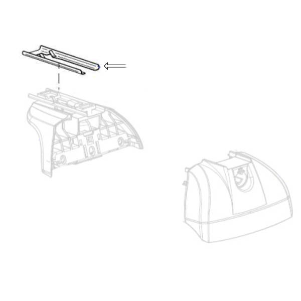 Thule Haltegabel für Querträger Ducato, 4 Stück (Nr. 1500603179)