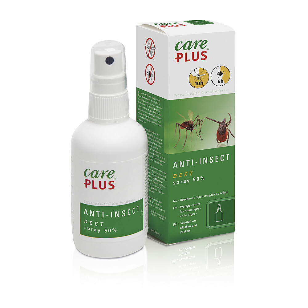 Care Plus Insektenschutz Anti-Insekt Deet Spray 50, 60 ml