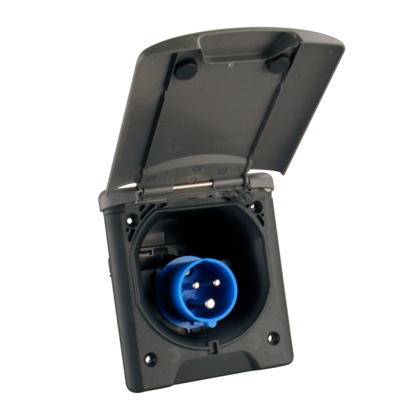 ABL Einspeisungsstecker 13 CEE17 dunkelgrau