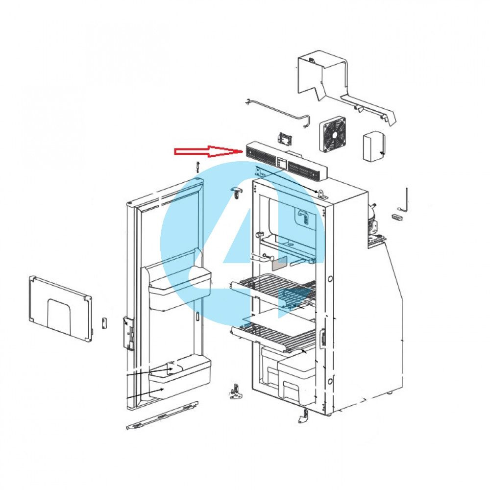 Thetford Steuerplatine zu Kühlschrank T1090