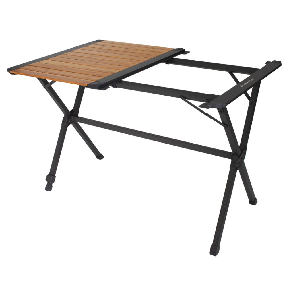 EuroTrail Bambus Rolltisch Chambery M 110 x 70 x 70 cm