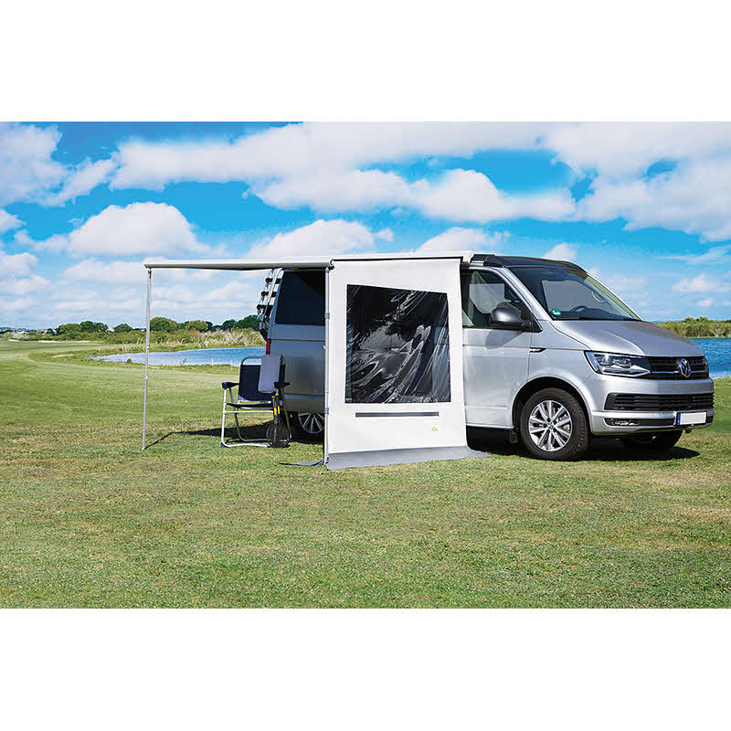 DWT Markisen-Seitenwand Rain Outside für Campingbusse, XS (185-205 cm)