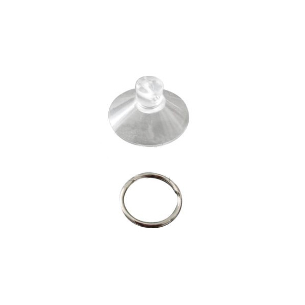 Brunner Saugnapf mit Ring für Thermomatten, grau
