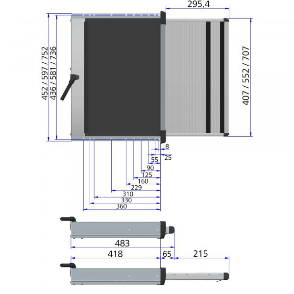 Thule Trittstufe G2 12 V Slide-Out Step