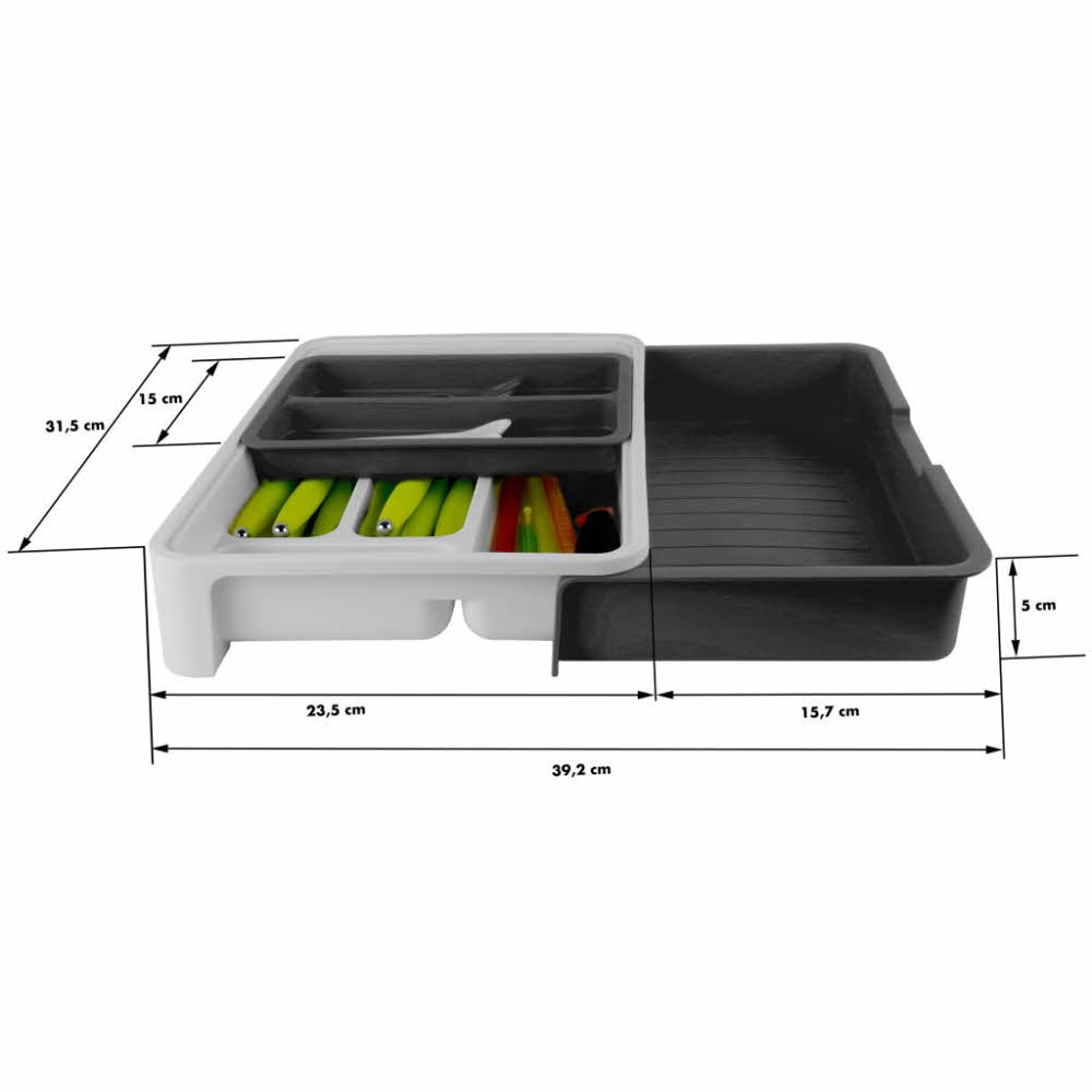 Gimex Besteckkasten verstellbar