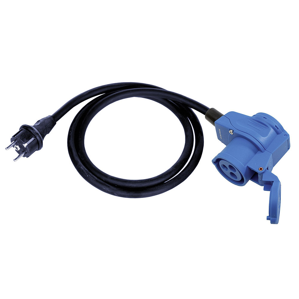 Adapterkabel 1,5 m CEE-Winkelkupplung, ohne Kontrollleuchte