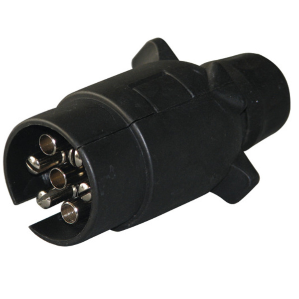 Carbest Wohnwagenstecker 7-polig aus Kunststoff SB