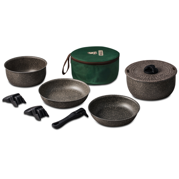 Beaver Brand Kochset ROCKZA20-EVO Farbe stone grey