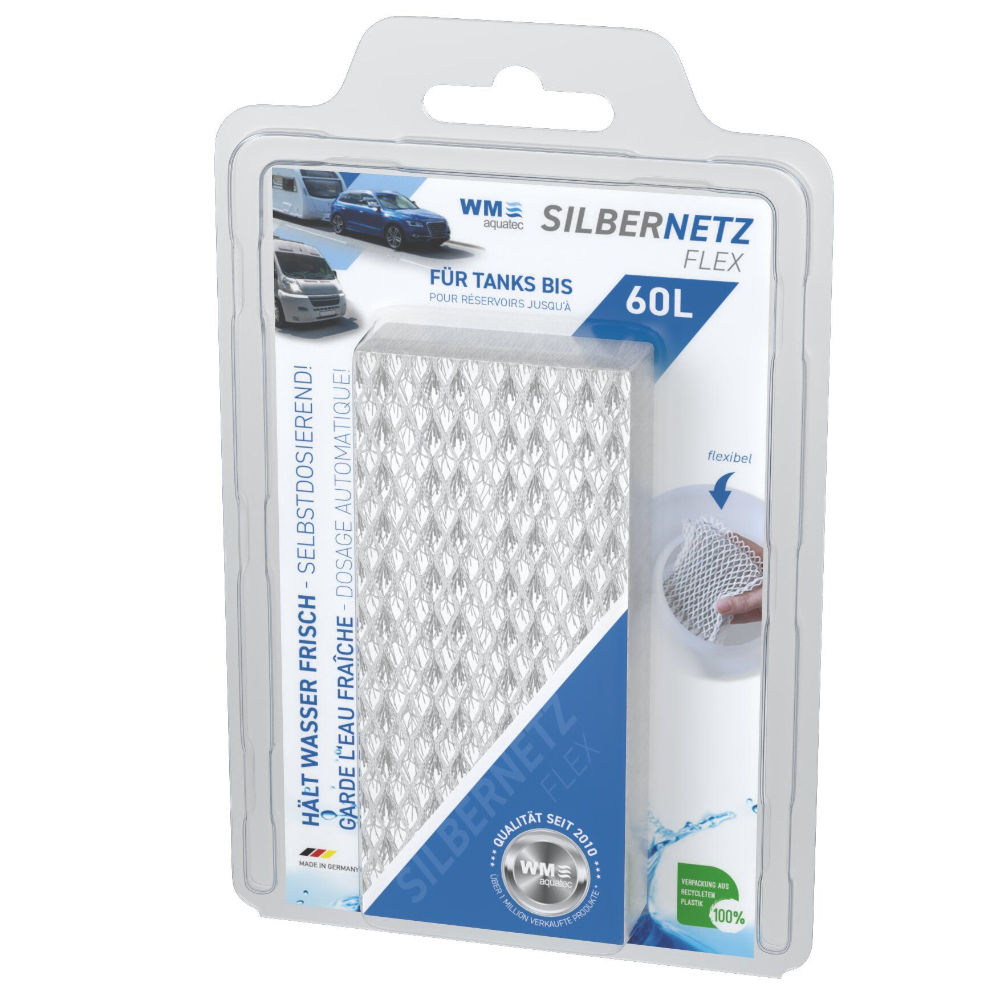 WM aquatec Silbernetz flex für Wasserkonservierung - Tankinhalt 60 Ltr.