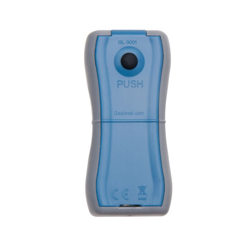 Gaslevel Füllstandsanzeige grau/blau für Stahl Gasflaschen