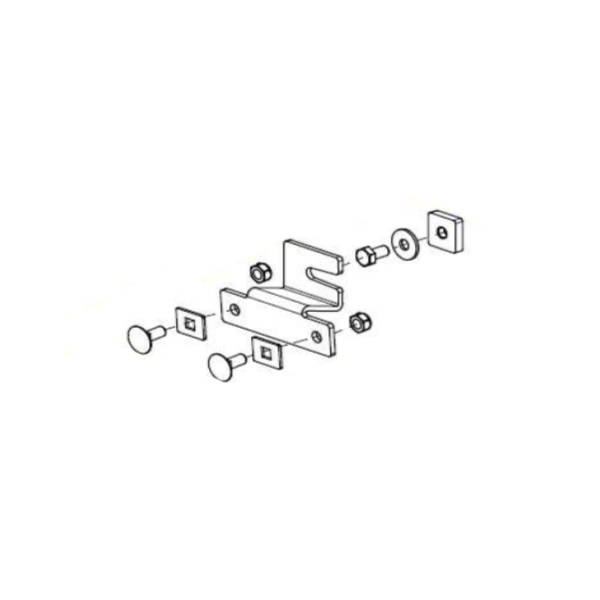 Thule Adapter-Haltesatz für Längsschiene Ducato (Nr. 1500603183)