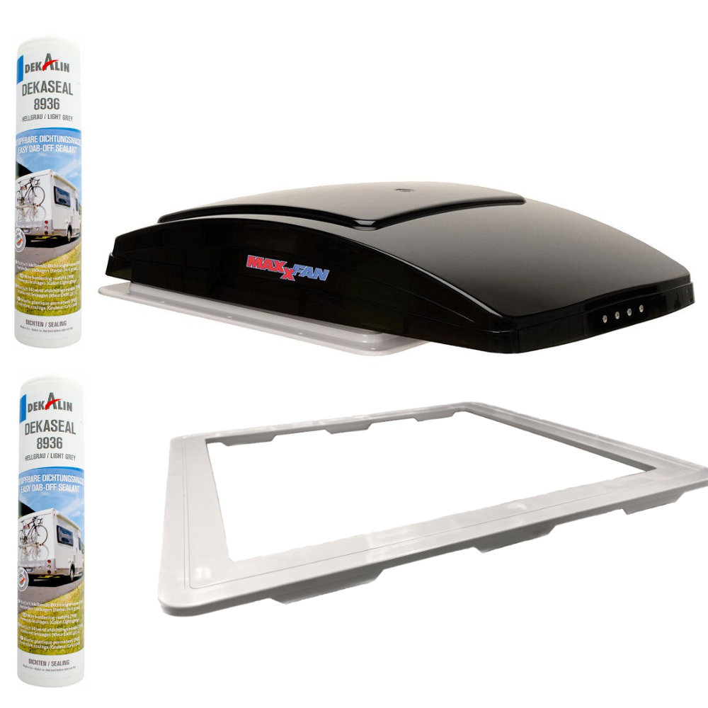 Maxxair MaxxFan Deluxe rauchfarben - Ducato Set