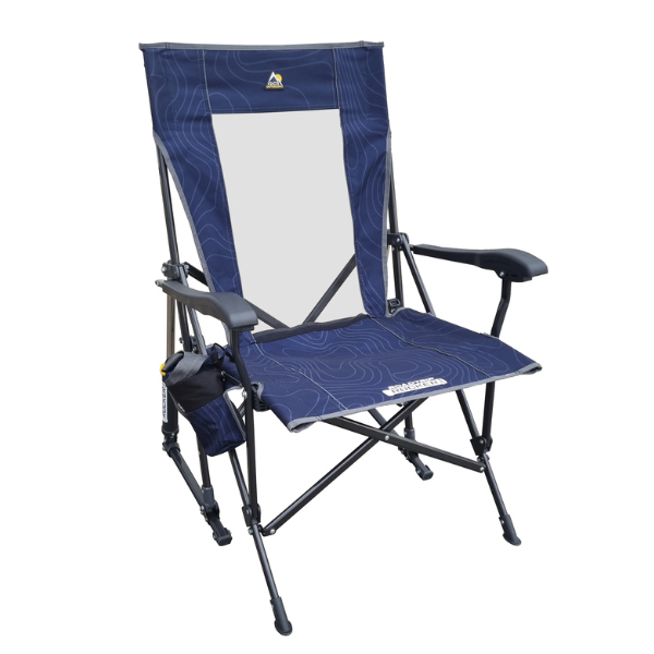 GCI Outdoor Schaukelstuhl RoadTrip Rocker Farbe Navy Topo