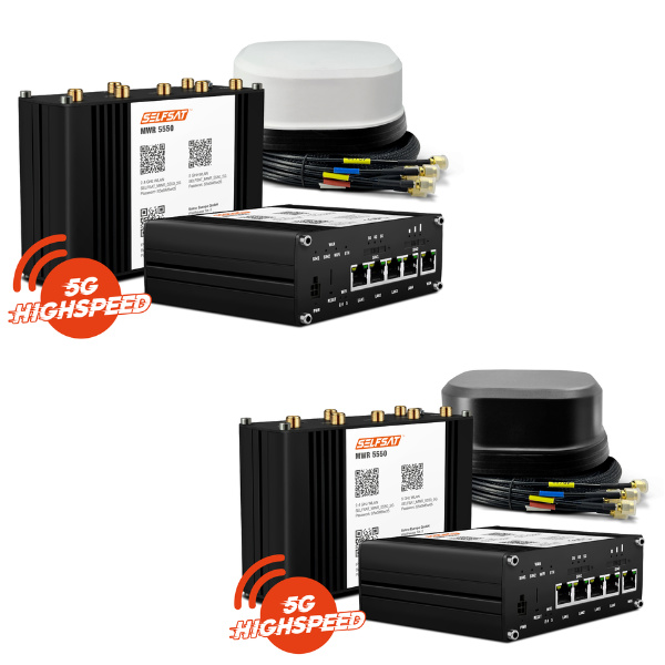Starlink Wohnmobil-Set Standard 12/24 V incl. SELFSAT
