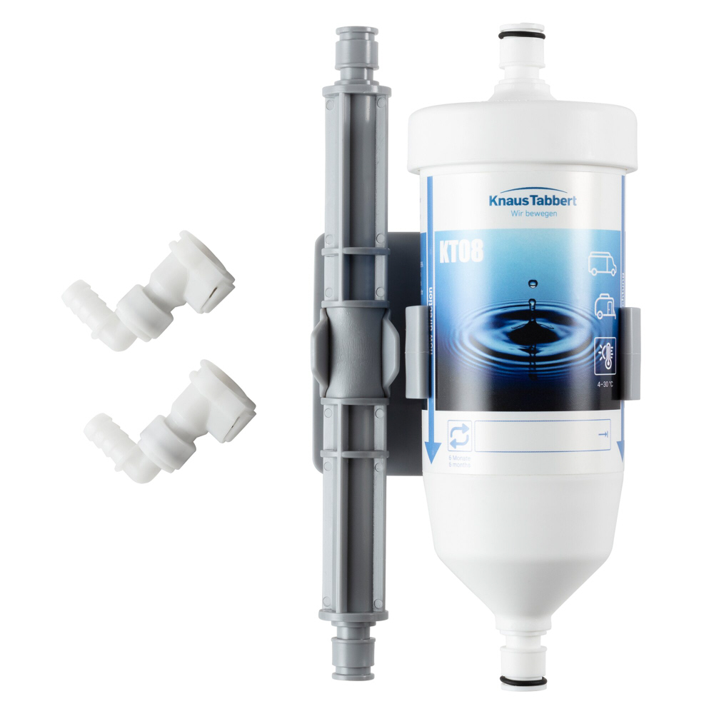 bluuwater Wasserfilter KT08 Set für Knaus/Tabbert vor Bj. 2022 - 90 Grad Anschl.