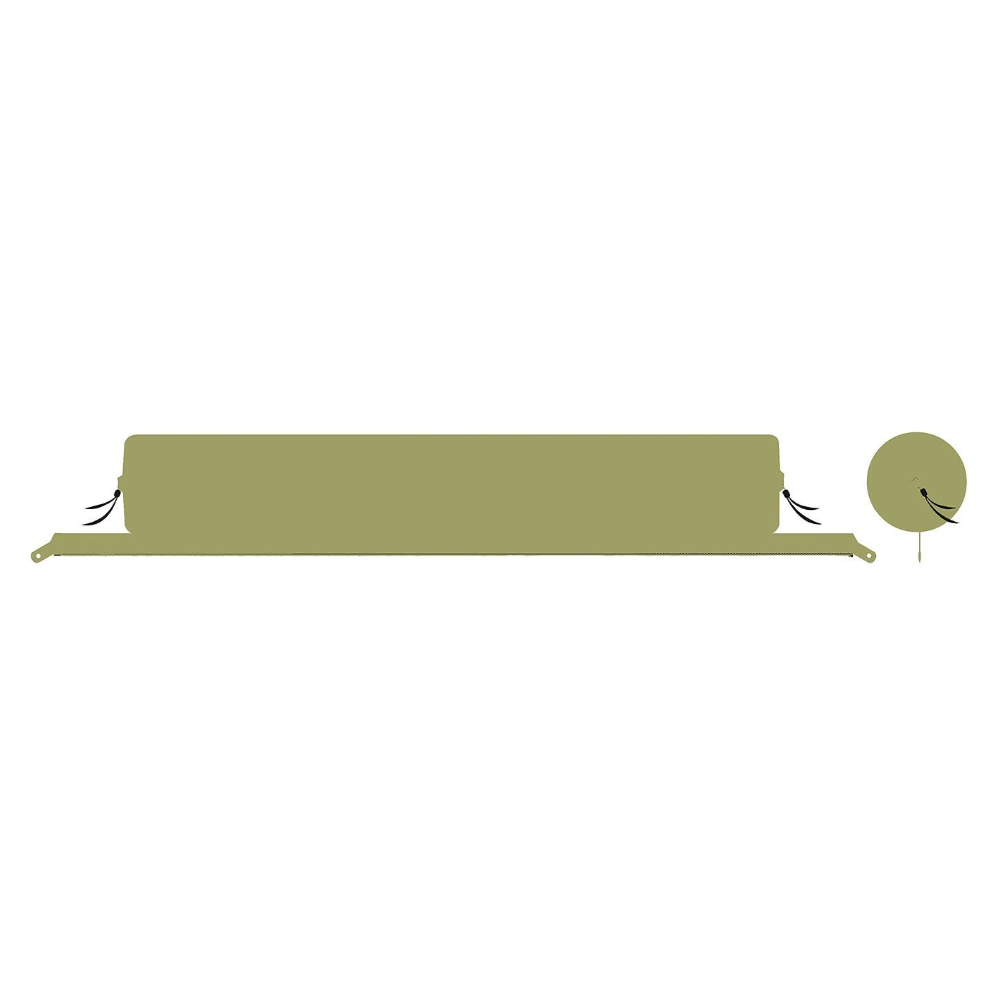Bent Kissenrolle Zip XL Lounger grün