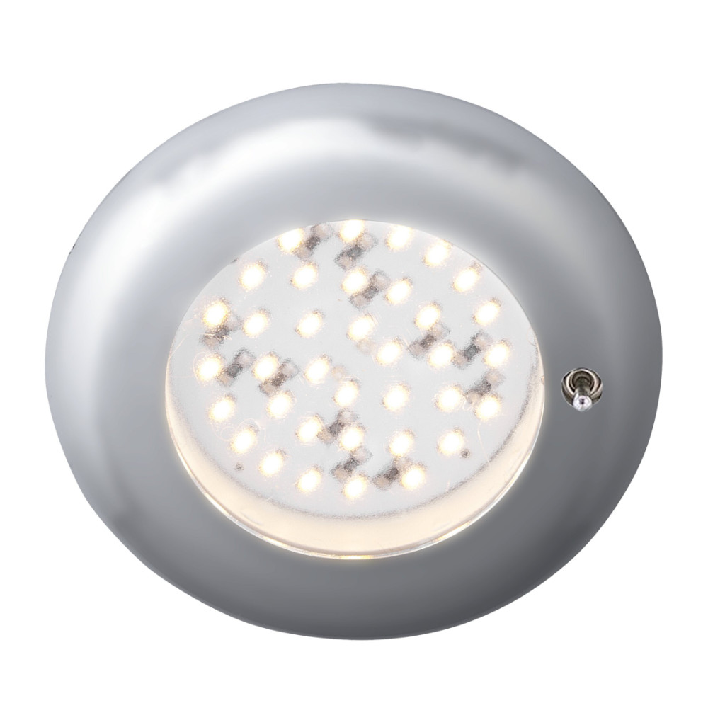 Frilight Einbauspot Nova mit Schalter mattsilber