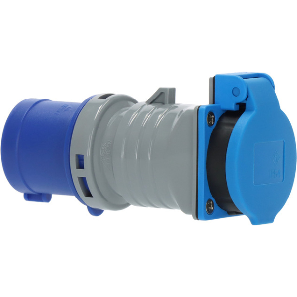 Brennenstuhl CEE Adapter 230V/16A IP44 auf Schutzkontakt Gummilippe