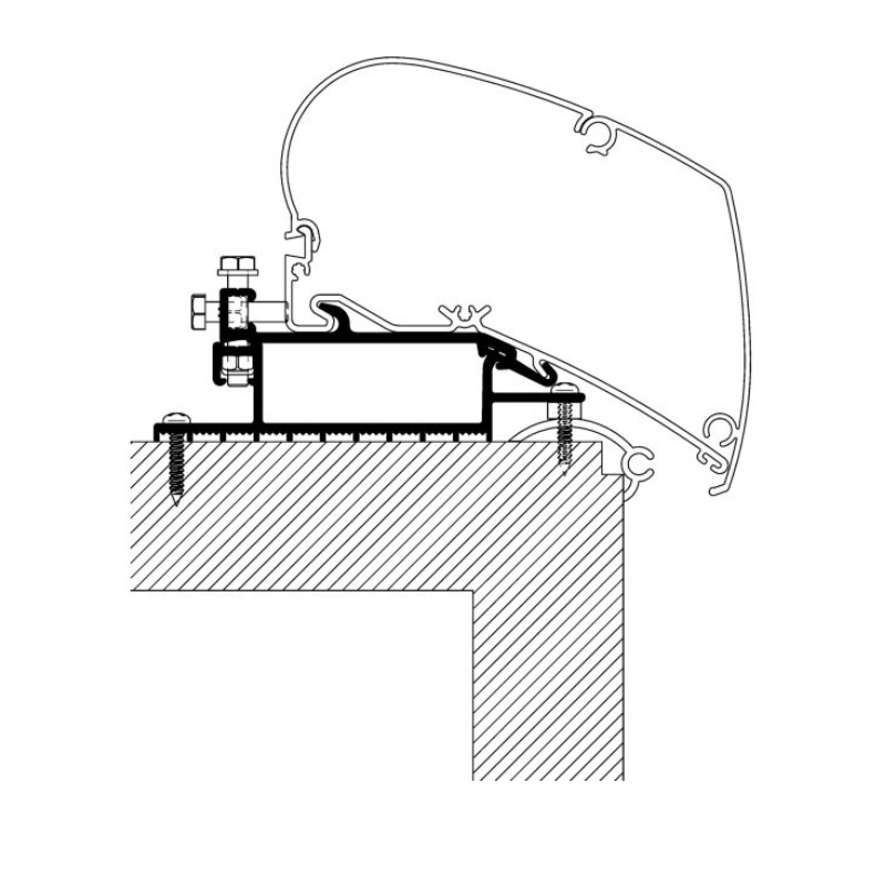 Thule Rooftop-Adapter für Omnistor Dachmarkisen