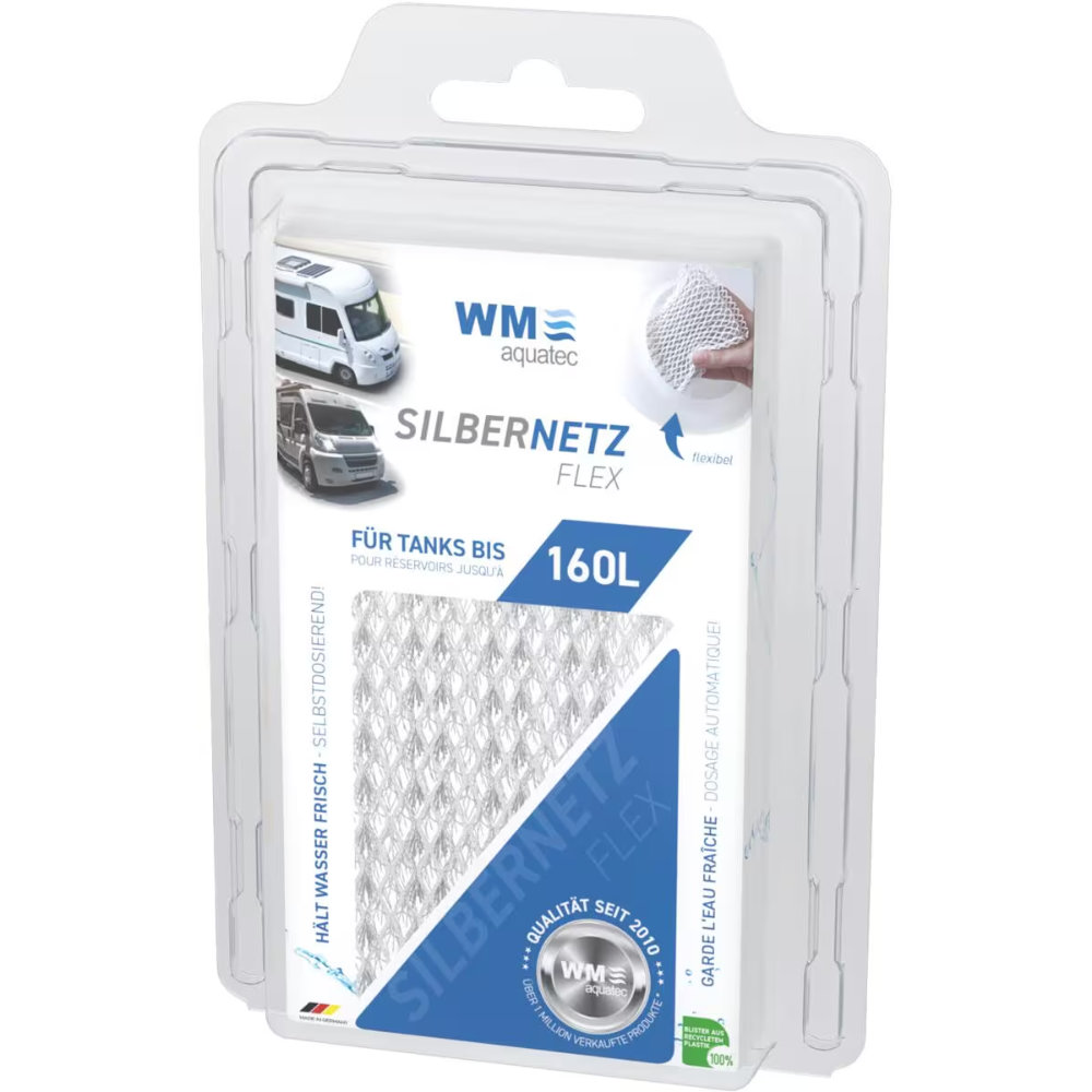 WM aquatec Silbernetz flex für Wasserkonservierung - Tankinhalt 160 Ltr.