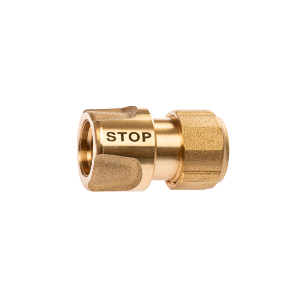 GEKA Schlauchstück plus TW m. Wasserstop MS DVGW BF EAN