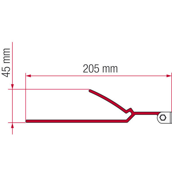 Fiamma B-Adapter lang für F45 S/F45 L/ZIP