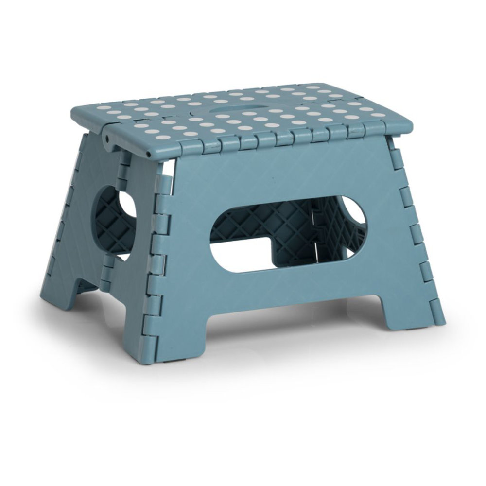 Zeller Klapphocker Color hellblau, Höhe 22 cm