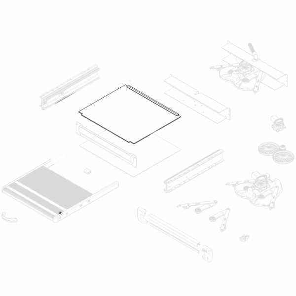 Thule Obere Gehäuseplatte für Slide-Out Step G2 ab 2022