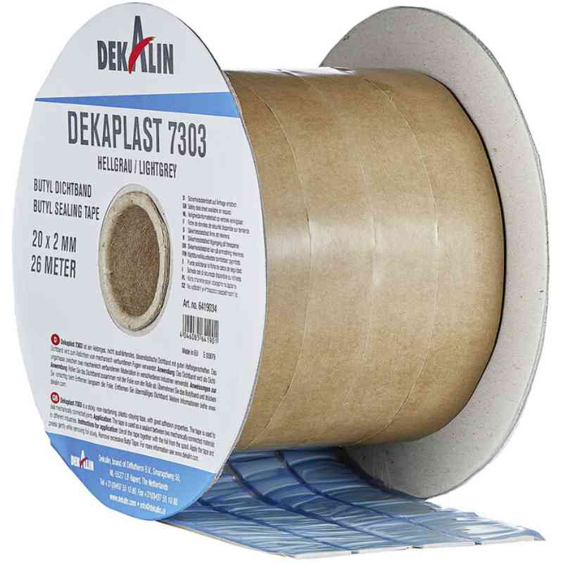 Dekalin Abdichtband Dekaplast 7303, 20 x 2 mm, 26 m