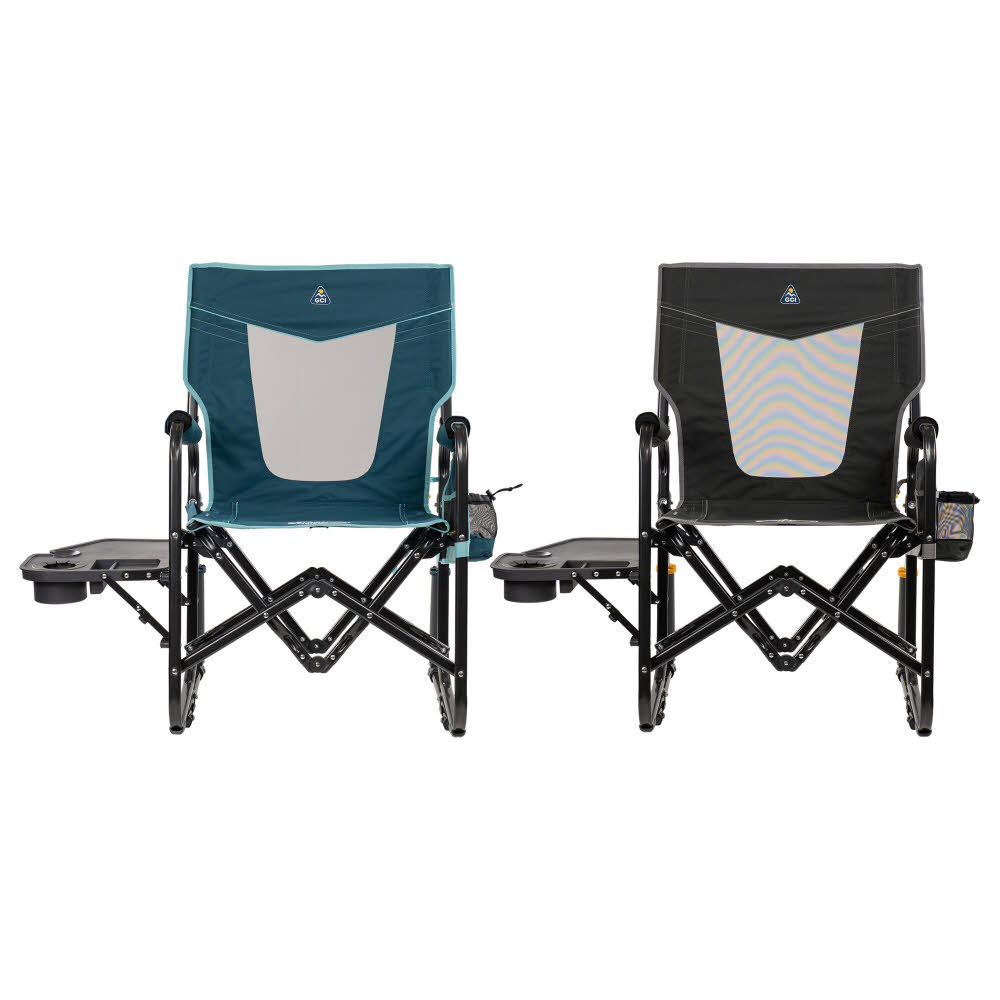 GCI Outdoor Schaukelstuhl Stowaway Rocker mit Tisch