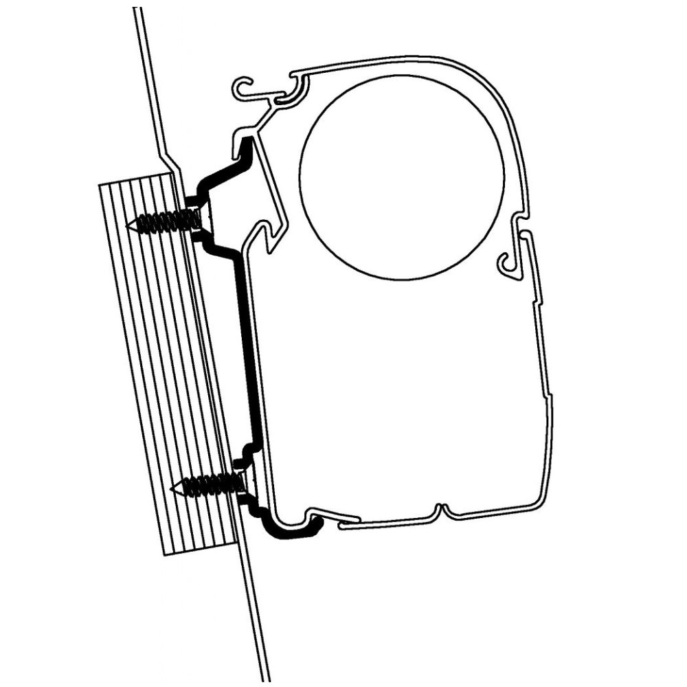 Thule Adapter für Ford Transit bis Bj. 04/2014 High Roof, H3 Serie 5 und 8